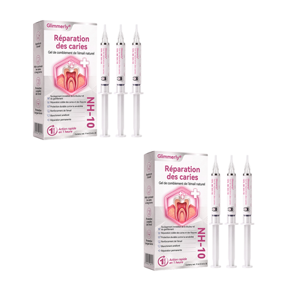 Glimmerly® 🍁💖DenPerm🎉— Gel Réparateur de l’Émail Naturel pour Caries, Dents Sensibles & Émail Fragilisé
