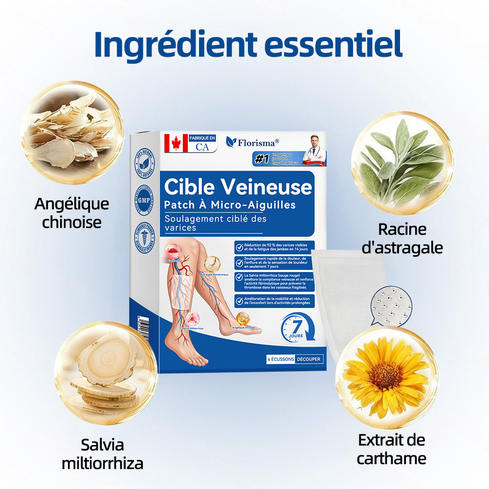 ✅𝐅𝐥𝐨𝐫𝐢𝐬𝐦𝐚®𝐂𝐢𝐛𝐥𝐞 𝐕𝐞𝐢𝐧𝐞𝐮𝐬𝐞 𝐏𝐚𝐭𝐜𝐡 À 𝐌𝐢𝐜𝐫𝐨-𝐀𝐢𝐠𝐮𝐢𝐥𝐥𝐞𝐬⚡Soulagement immédiat, résultats durables (UPSELL)