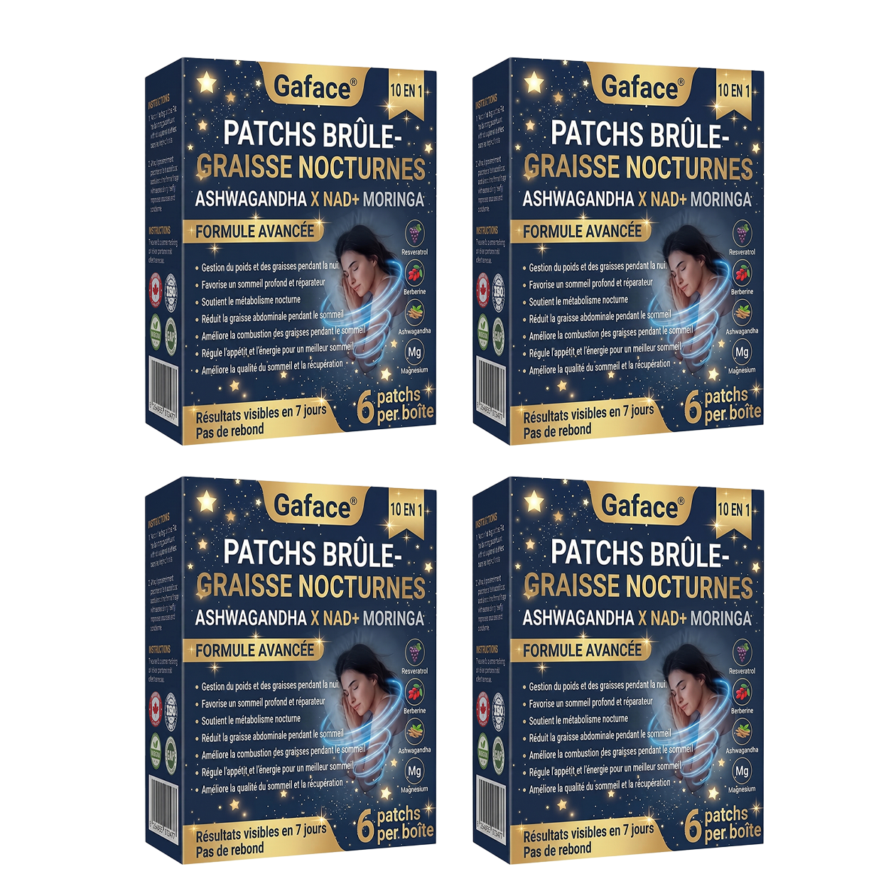 𝐆𝐚𝐟𝐚𝐜𝐞® 𝐏𝐚𝐭𝐜𝐡𝐬 𝐍𝐨𝐜𝐭𝐮𝐫𝐧𝐞𝐬 𝐝𝐞 𝐆𝐞𝐬𝐭𝐢𝐨𝐧 𝐝𝐮 𝐏𝐨𝐢𝐝𝐬 — 𝐀𝐮𝐜𝐮𝐧 𝐂𝐨𝐦𝐩𝐫𝐢𝐦é, 𝐀𝐮𝐜𝐮𝐧 𝐌é𝐥𝐚𝐧𝐠𝐞, 𝐀𝐮𝐜𝐮𝐧𝐞 𝐂𝐨𝐧𝐭𝐫𝐚𝐢𝐧𝐭𝐞, 𝐔𝐧 𝐒𝐨𝐮𝐭𝐢𝐞𝐧 𝐏𝐫𝐚𝐭𝐢𝐪𝐮𝐞 𝐏𝐞𝐧𝐝𝐚𝐧𝐭 𝐥𝐚 𝐍𝐮𝐢𝐭.
