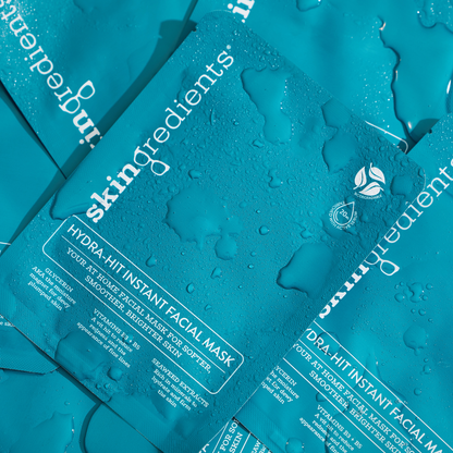 Skingredients Hydra-Hit Instant Facial Mask – Hydrating Sheet Mask for Dry, Dull & Dehydrated Skin