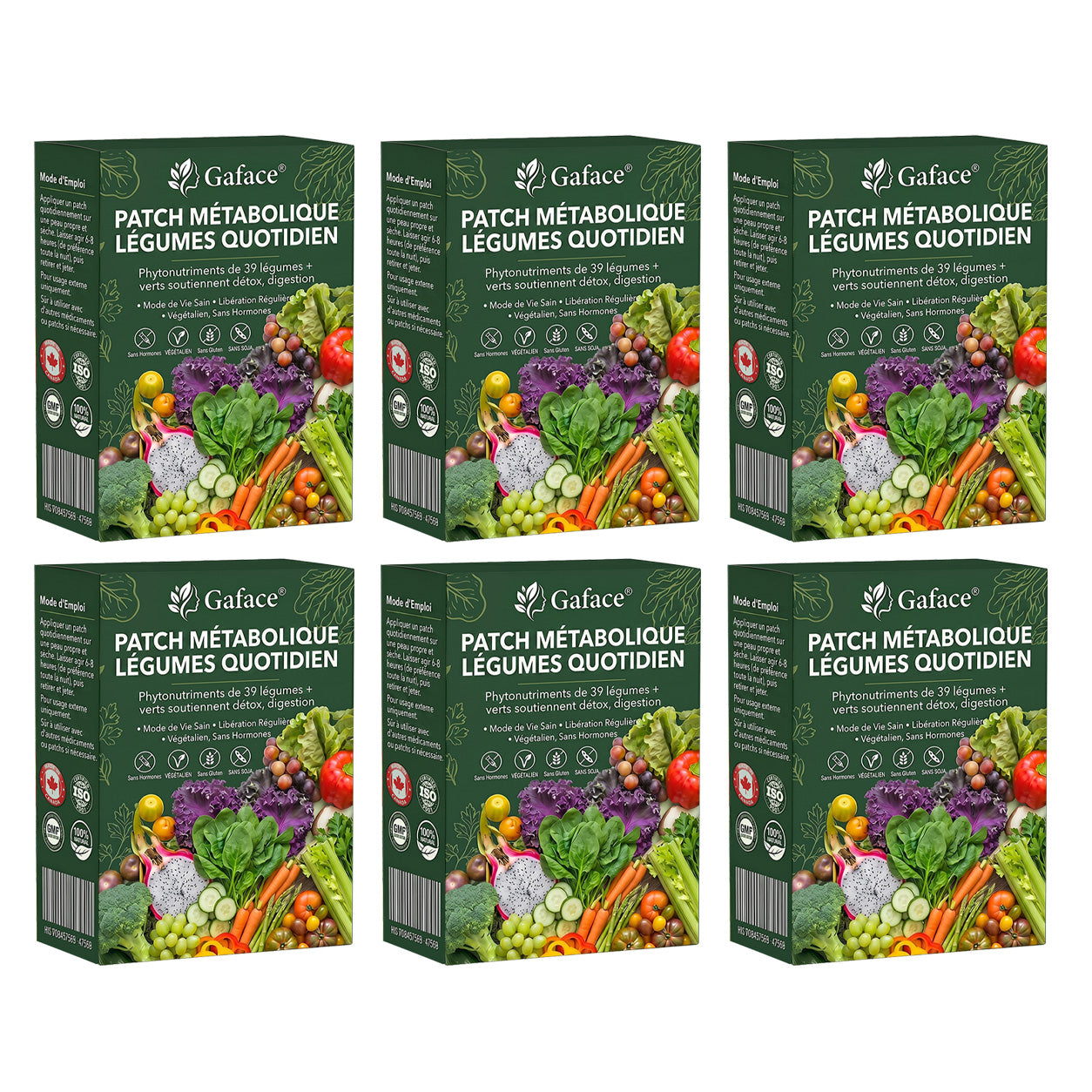 𝐆𝐚𝐟𝐚𝐜𝐞® 𝐏𝐚𝐭𝐜𝐡 𝐌é𝐭𝐚𝐛𝐨𝐥𝐢𝐪𝐮𝐞 𝐐𝐮𝐨𝐭𝐢𝐝𝐢𝐞𝐧 𝐚𝐮𝐱 𝟑𝟗 𝐋é𝐠𝐮𝐦𝐞𝐬 𝐞𝐭 𝐕𝐞𝐫𝐝𝐮𝐫𝐞𝐬 𝐕𝐞𝐫𝐭𝐞𝐬, 𝐟𝐨𝐫𝐦𝐮𝐥é 𝐚𝐯𝐞𝐜 𝐝𝐞𝐬 𝐞𝐱𝐭𝐫𝐚𝐢𝐭𝐬 𝐯é𝐠é𝐭𝐚𝐮𝐱 𝐞𝐭 𝐝𝐞𝐬 𝐩𝐡𝐲𝐭𝐨𝐧𝐮𝐭𝐫𝐢𝐦𝐞𝐧𝐭𝐬 𝐩𝐨𝐮𝐫 𝐬𝐨𝐮𝐭𝐞𝐧𝐢𝐫 𝐥𝐚 𝐝𝐢𝐠𝐞𝐬𝐭𝐢𝐨𝐧, 𝐥’é𝐪𝐮𝐢𝐥𝐢𝐛𝐫𝐞 𝐦é𝐭𝐚𝐛𝐨𝐥𝐢𝐪𝐮𝐞 𝐞𝐭 𝐥’é𝐧𝐞𝐫𝐠𝐢𝐞 𝐚𝐮 𝐪𝐮𝐨𝐭𝐢𝐝𝐢𝐞𝐧.