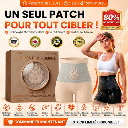 💖𝐏𝐀𝐔𝐑𝐀𝐉𝐔® 𝐌𝐨𝐫𝐢𝐧𝐠𝐚 𝐄𝐭 𝐁𝐞𝐫𝐛é𝐫𝐢𝐧𝐞 𝐓𝐨𝐮𝐭-𝐄𝐧-𝐔𝐧 𝐒𝐡𝐨𝐫𝐭𝐬 𝐁𝐫û𝐥𝐞-𝐆𝐫𝐚𝐢𝐬𝐬𝐞 À 𝐌𝐢𝐜𝐫𝐨𝐩𝐚𝐫𝐭𝐢𝐜𝐮𝐥𝐞𝐬✅Active la microcirculation profonde pour faire fondre les graisses, éliminer les toxines et inverser le vieillissement métabolique.